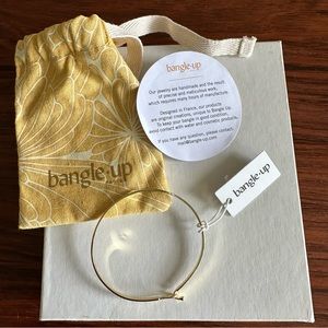 Bangle Up Lily Bracelet Gold NWT